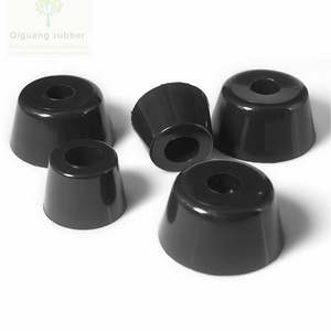 Mold rubber products rubber parts wear resistant round cone square rubber feet for  Water heater gas stove computer case