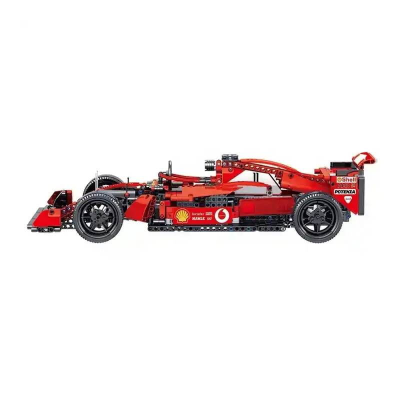 Hot Sale Race Car Building Kit Engineering Toy Brick Block Remote Control F1 Car for Children Christmas Gift