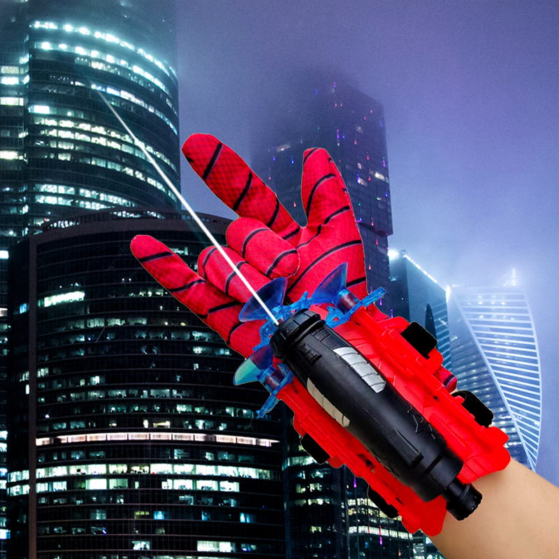 Hot Cosplay Wall Attachable Sucker Wrist Ejection Launch Spider Costume Toys Shooters Toy Hero Launcher Wrist Toy