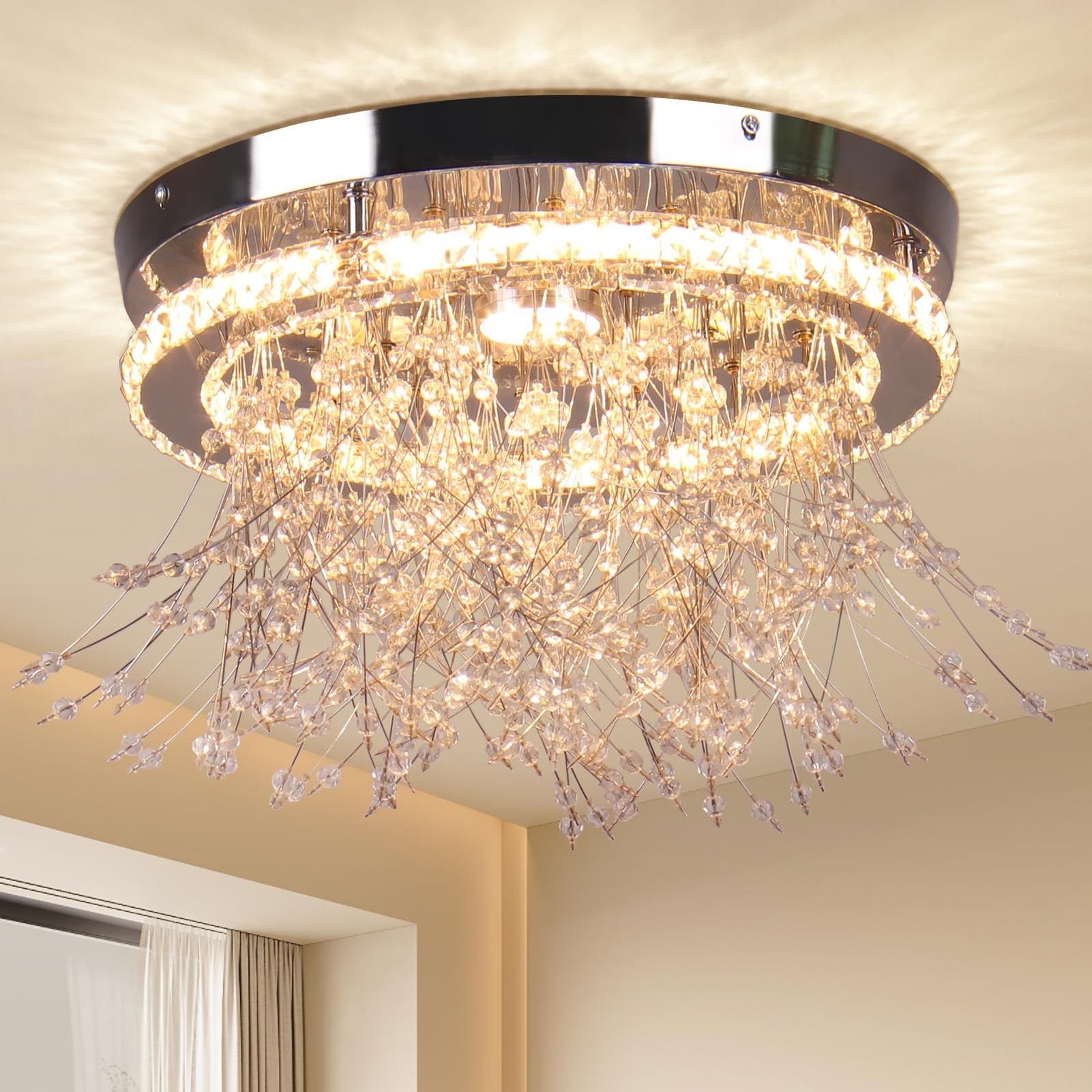 post-modern luxury tree branch crystal lamp novel design ceiling chandeliers ceiling lights living room light ceiling