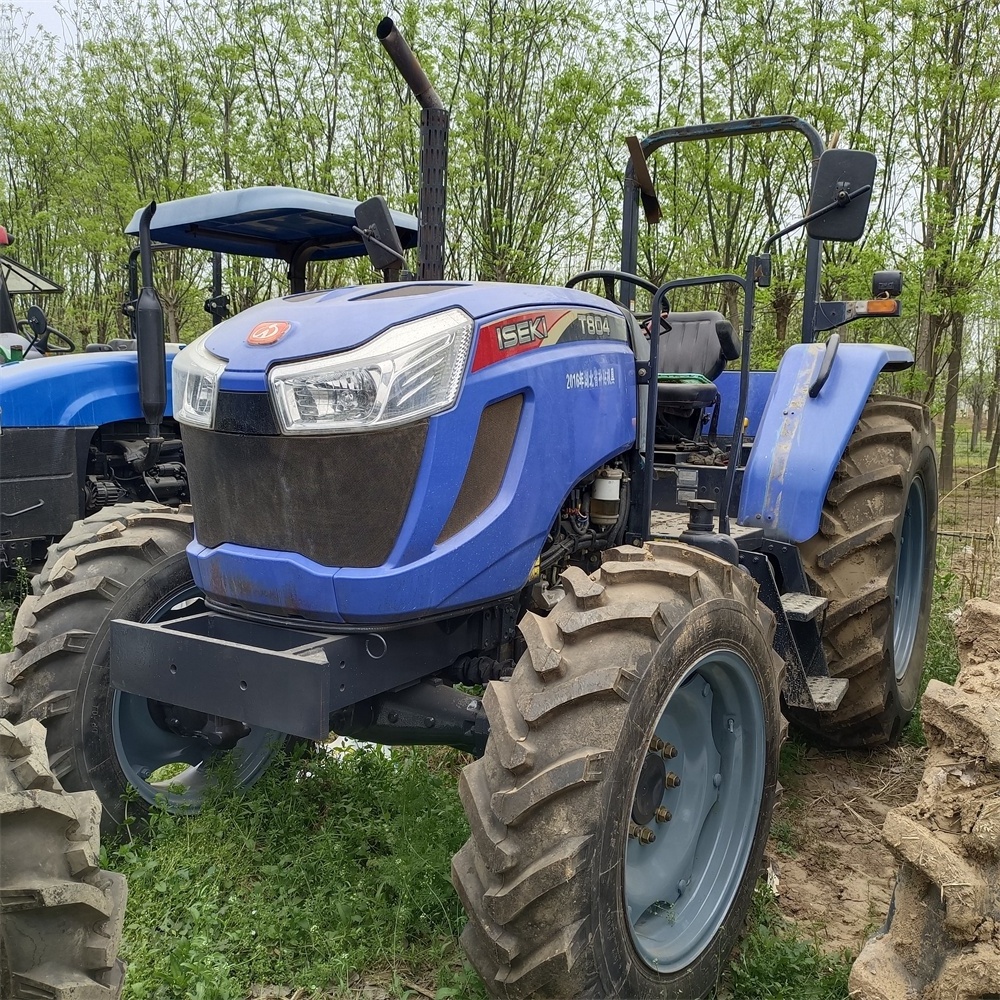 lowest price Iseki low tire wear second hand tractor T804 80HP with high productivity and clearance quality