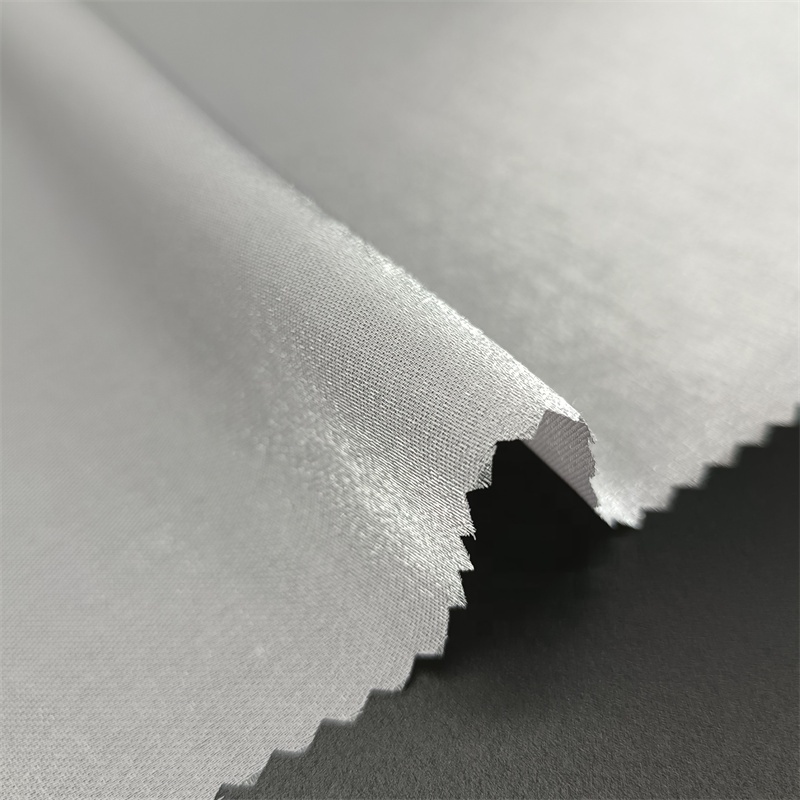 Hot selling satin organza fabric shiny bright 100% polyester liquid soft satin silk organza fabric for dress/blouse