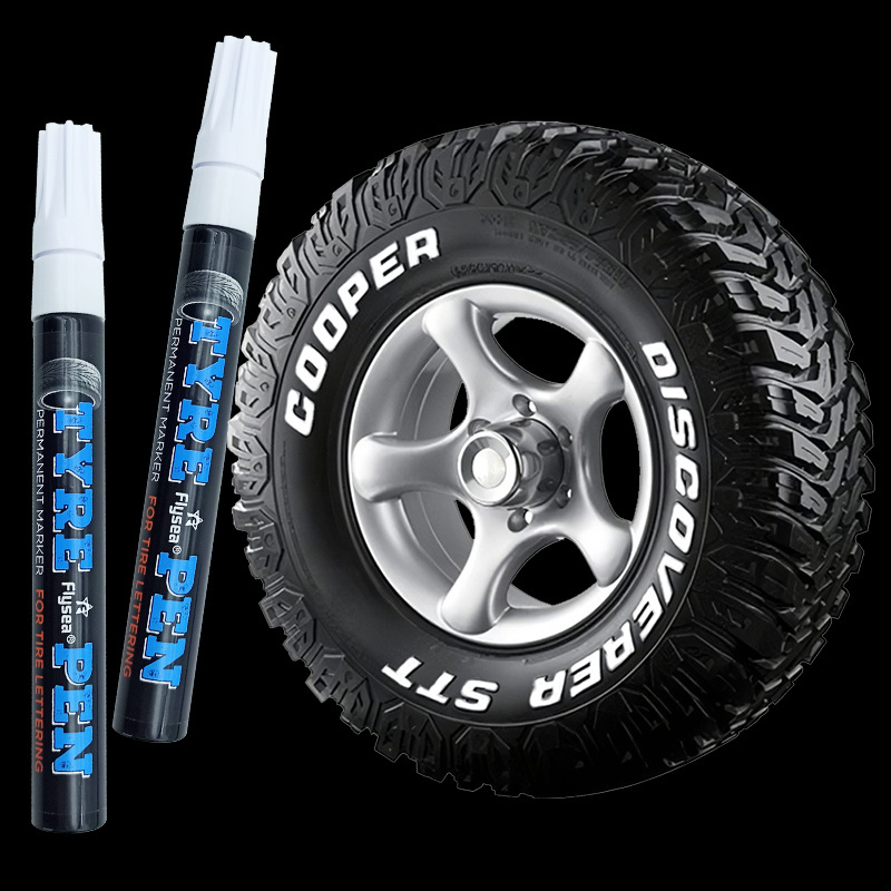 Flysea Premium Paint Pen Tyre Marker Waterproof Markers for Car Tire Lettering Japanese Ink Factory direct