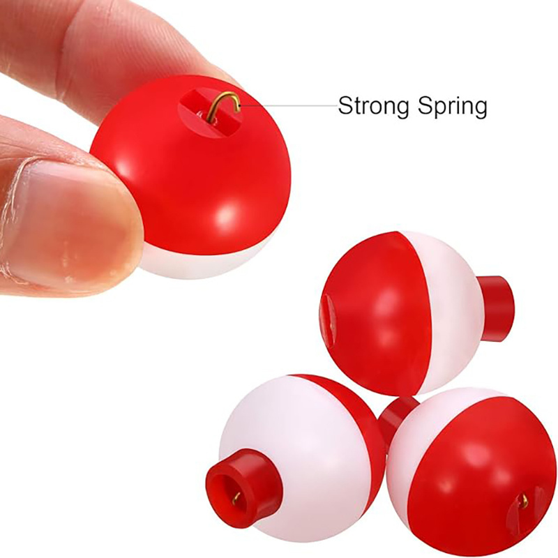 Hard Float Fishing Tackle Fishing Round Buoy Bobber Plastic Ball Float