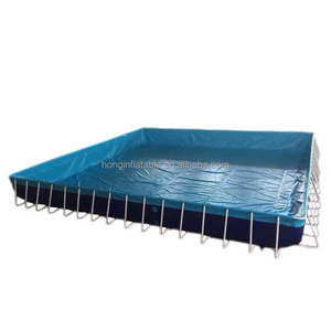 Guangzhou factory intex steel inflatable frame pool, family used swimming pool for sale