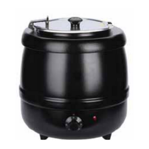 Customized Buffet Equipment Keep Warm Electric Heating Soup Kettle 10L Black Heat Soup Warmer