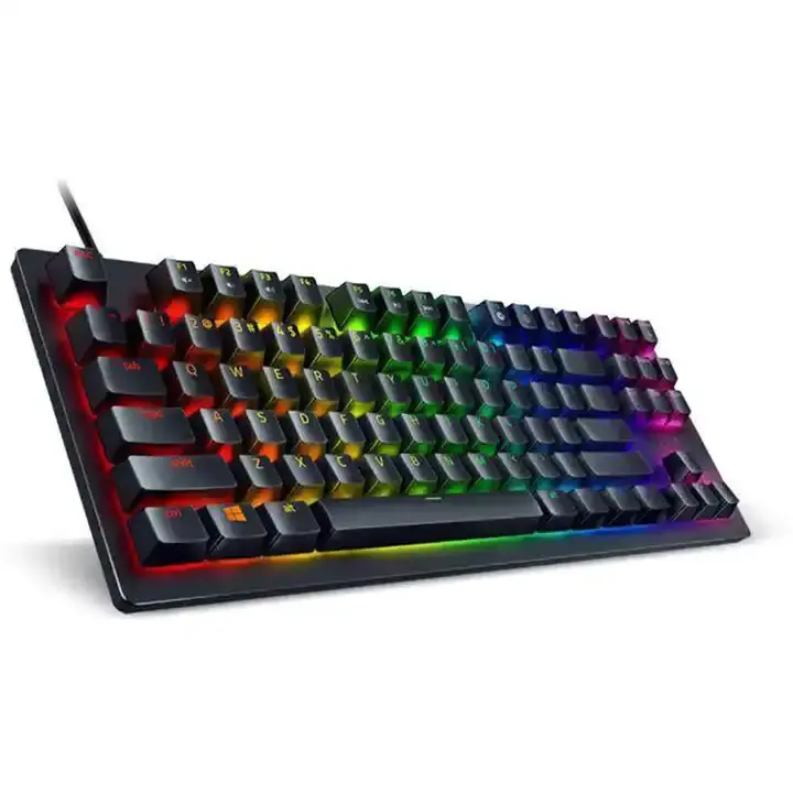 Multi-Function Black Linear Optical Switch For Razer Huntsman Tournament Edition Gaming Tenkeyless Keyboard