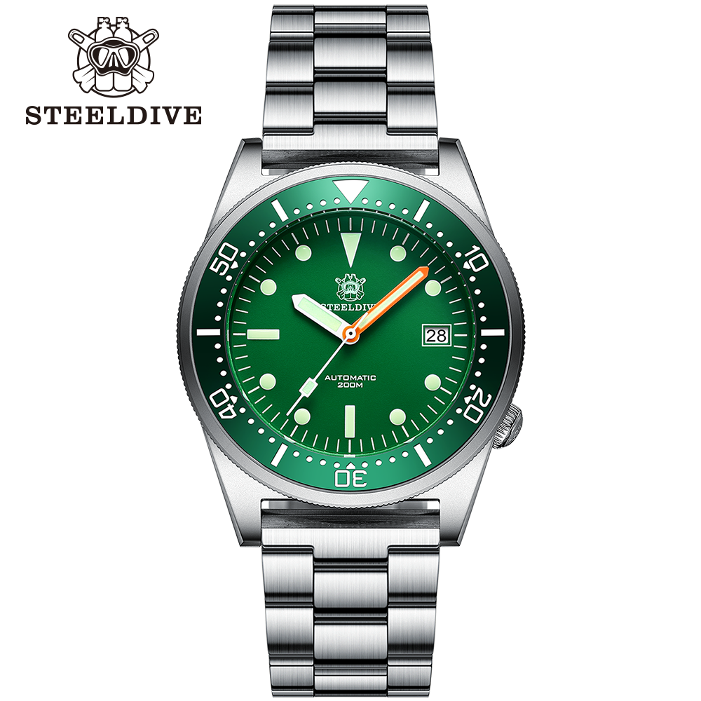 Factory Direct Sale! SD1979 STEELDIVE NH35 Japan movement Diver Automatic Mens Watch