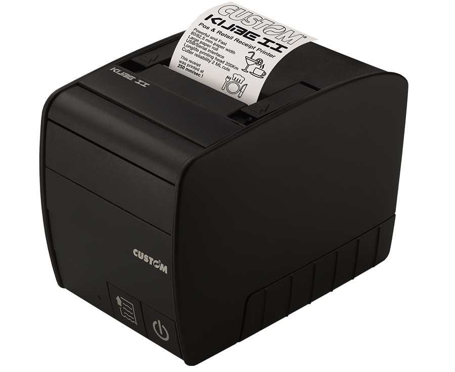 80/82.5mm Powerful and Fast Thermal Ticket Printer CUSTOM KUBE II Lottery Tickets Printer USB RS232 Interface