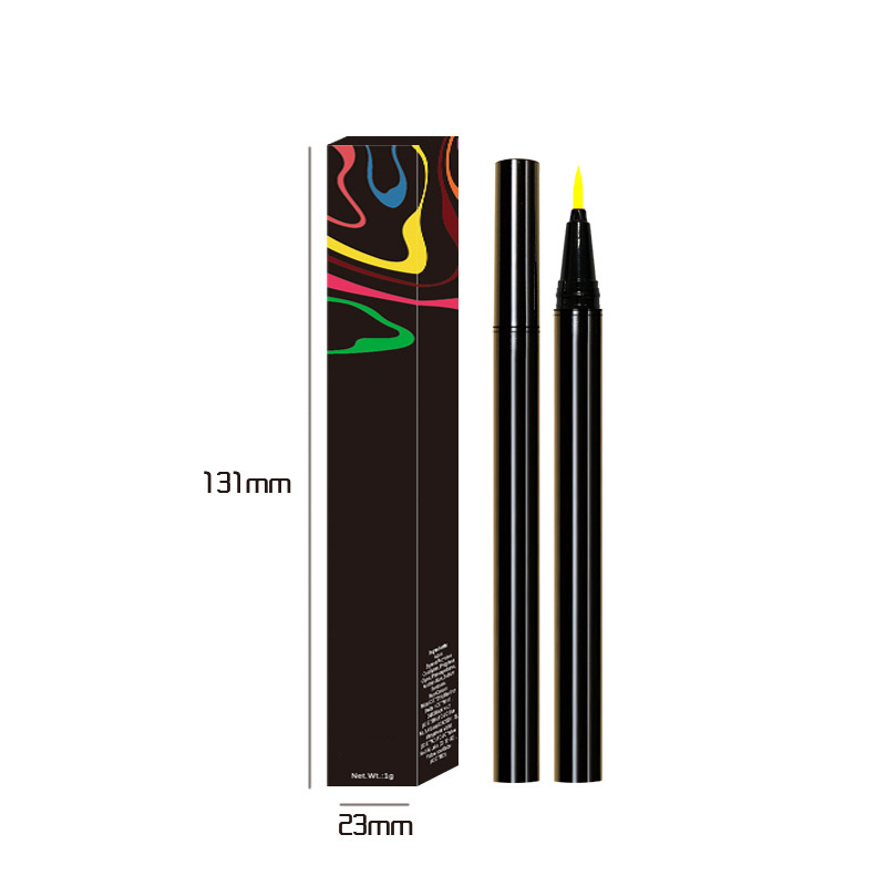 2021 Liquid Eyeliner Pen Private Label LOGO No Glue No Magnetic Sweatproof Eyeliner Waterproof Eyeliner