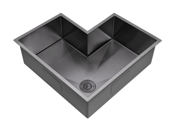 Hot Sale Handmade Sink- Customized Stainless Steel Triangular Corner Kitchen Sink