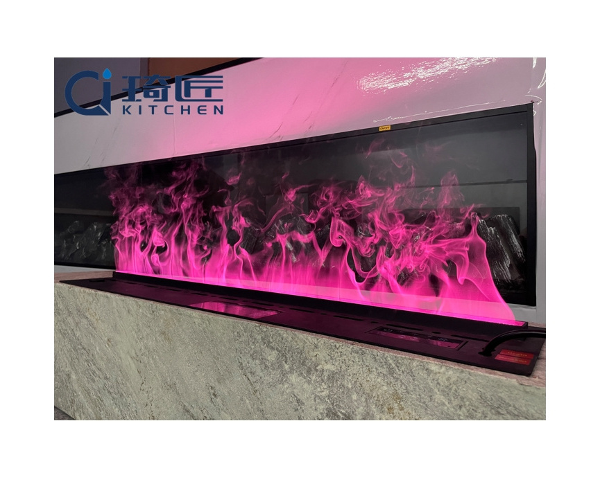 Wholesale Decor Embedded Electric Fireplace Atomization 3D Steam Mist Intelligent Modern Fireplaces Indoor Water Vapor Fireplace