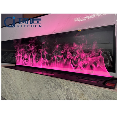 Wholesale Decor Embedded Electric Fireplace Atomization 3D Steam Mist Intelligent Modern Fireplaces Indoor Water Vapor Fireplace