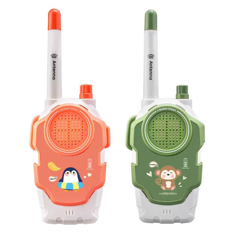 Small Long Distance Kid Walkie Talkies for Outdoor and Camping outdoor intercom cartoon phone toy Wireless Handheld Interactive