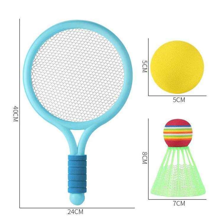 Parent-child Toys Kids Tennis Badminton Racket badminton set elastic mesh mini plastic badminton tennis racket Outdoors play