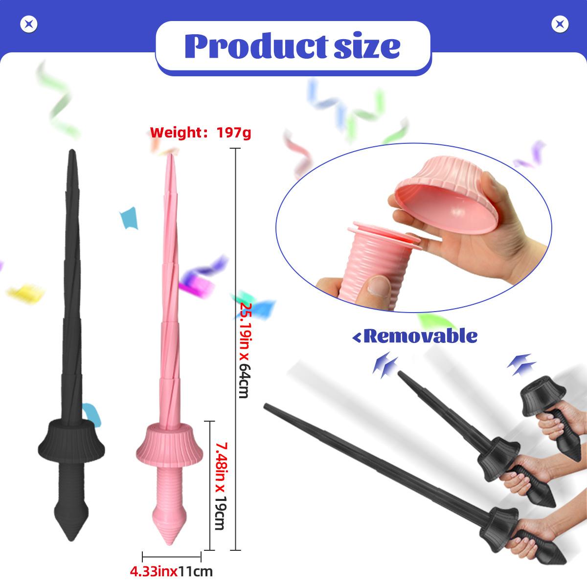 Flash Sale Expandable Sword3d Printing Gravity Retractable Samurai Sword Telescopic 3d Printed Gravity Plastic Spiral Sword Toys