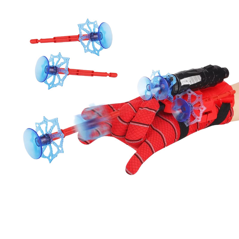 Cosplay Super Hero Spider Man Boy Toys spiderman toyspwuw lw network spider man costume Launcher Web Shooter Wrist Game For Kids