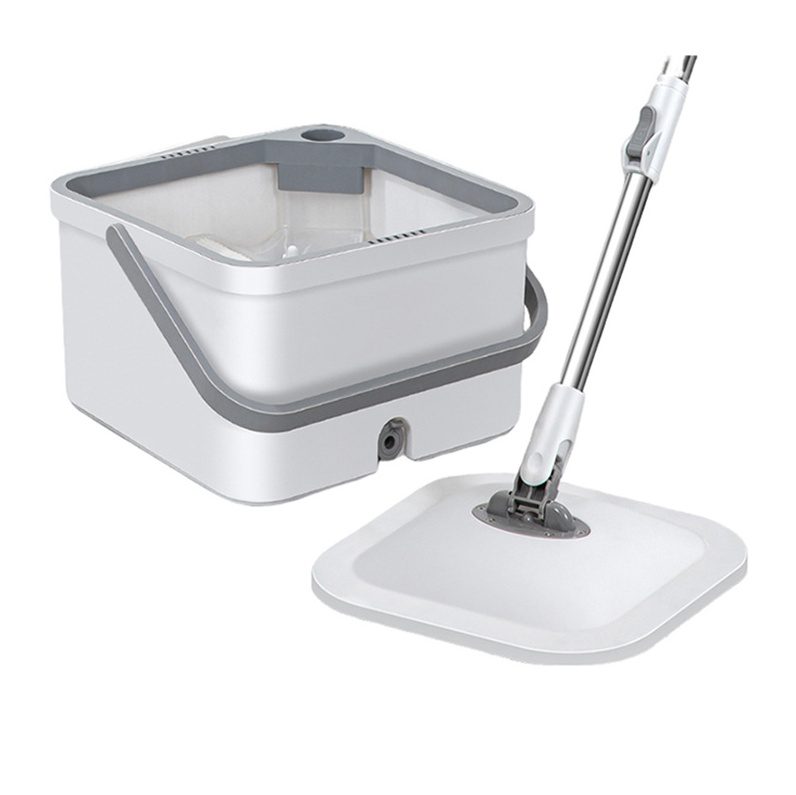 Modern Cheap Square-Dirty Water Separated Square Rotate Spin 360 Flat Mop Mop and Bucket with Wringer Set Household