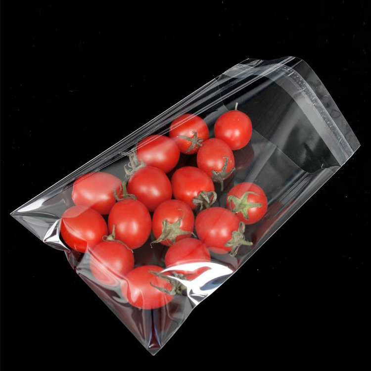 Transparent clothes t-shirt hoodies packaging plastic OPP bag with self adhesive