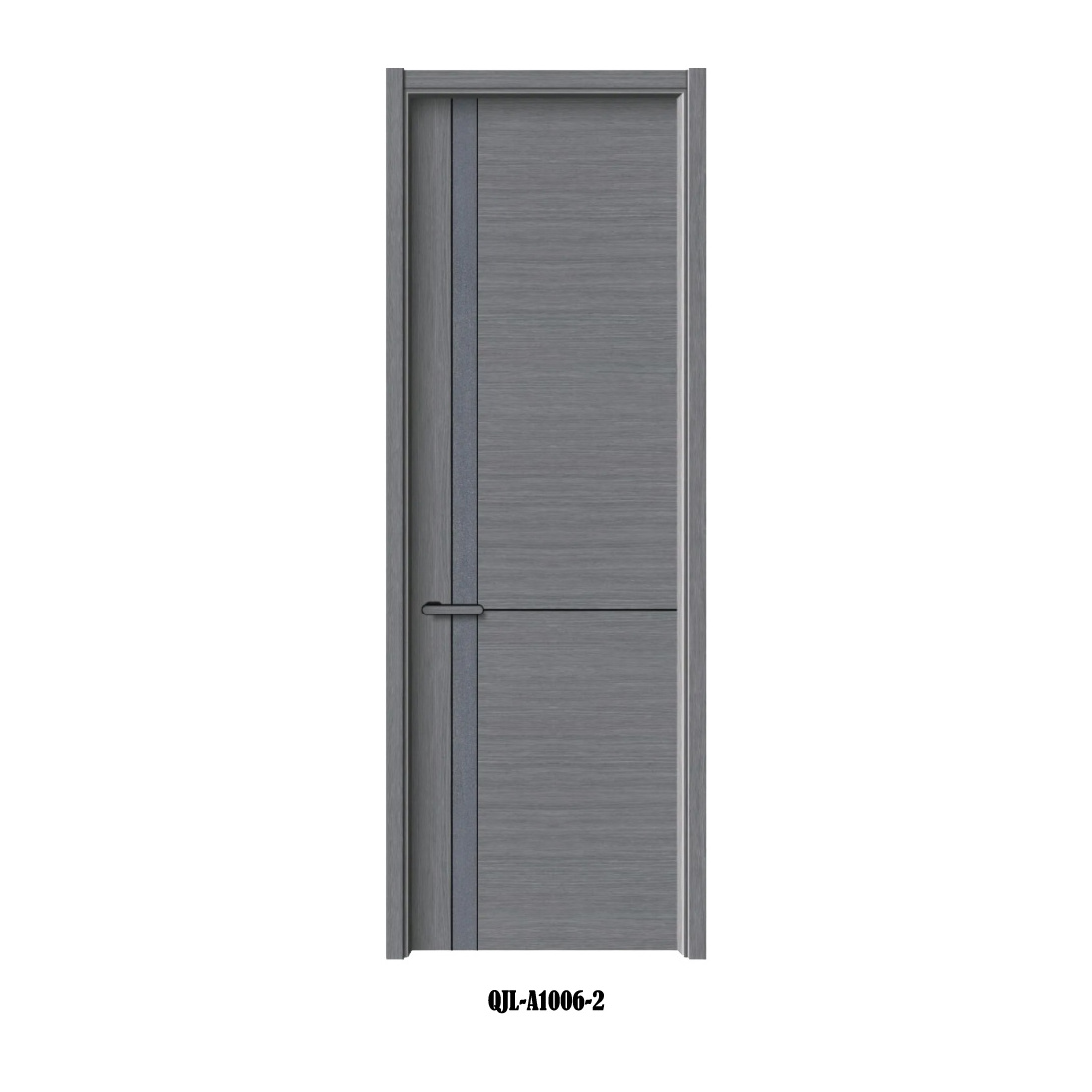 Carbon crystal panel veneer solid wood door bedroom with solid wood door China factory whole set wholesale