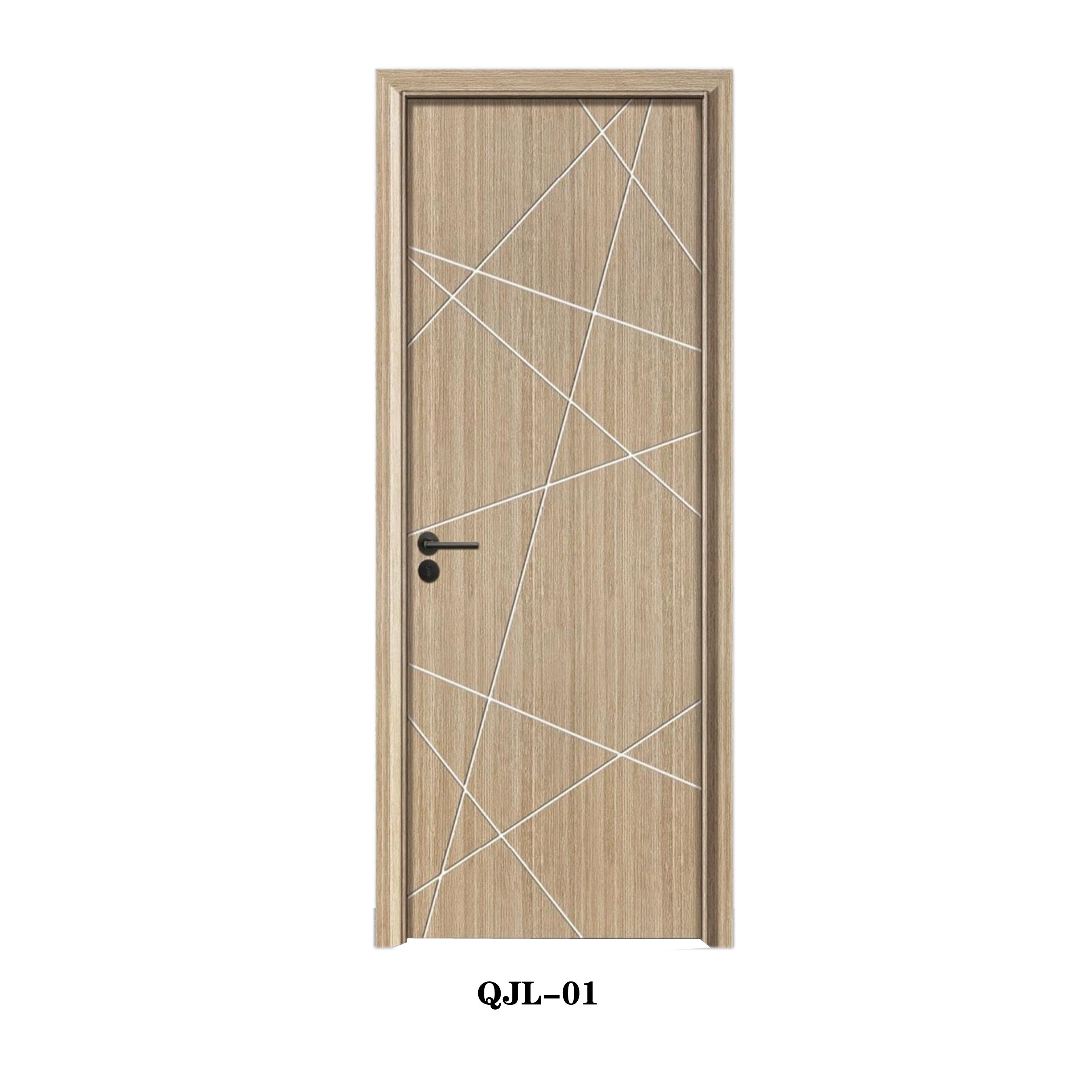 Waterproof and moisture resistant wpc door Interior door Modern design Bedroom door