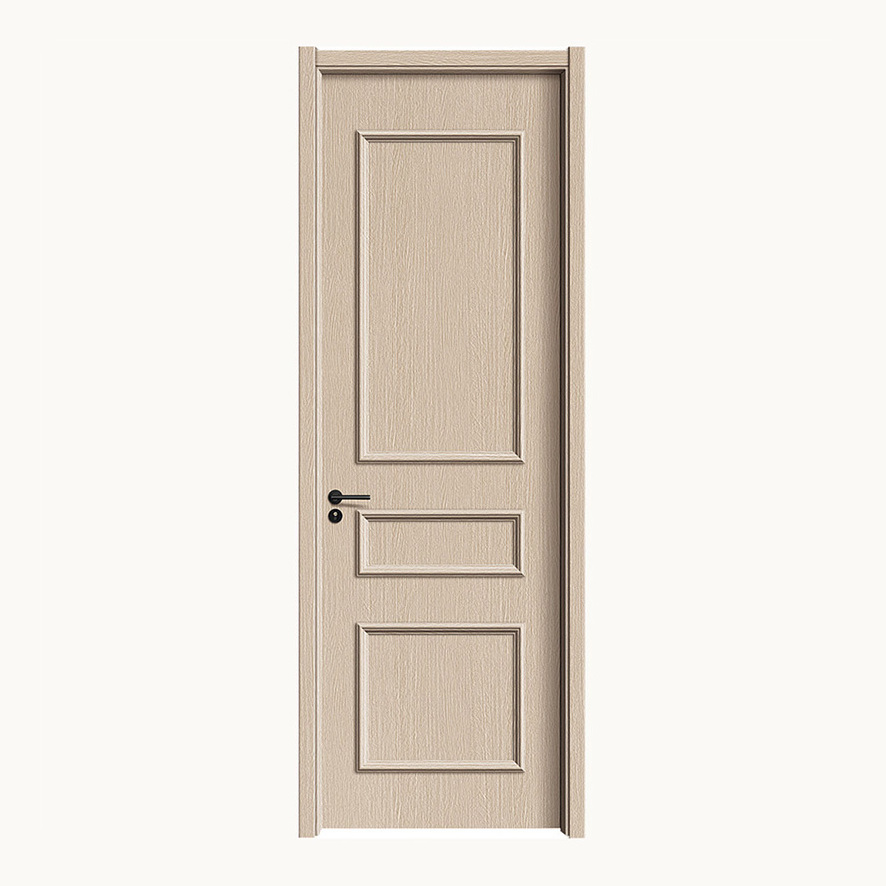 China top Manufacturer Apartment  Wood Door Hotel Doors, Modern Interior Solid Wooden Room Doors