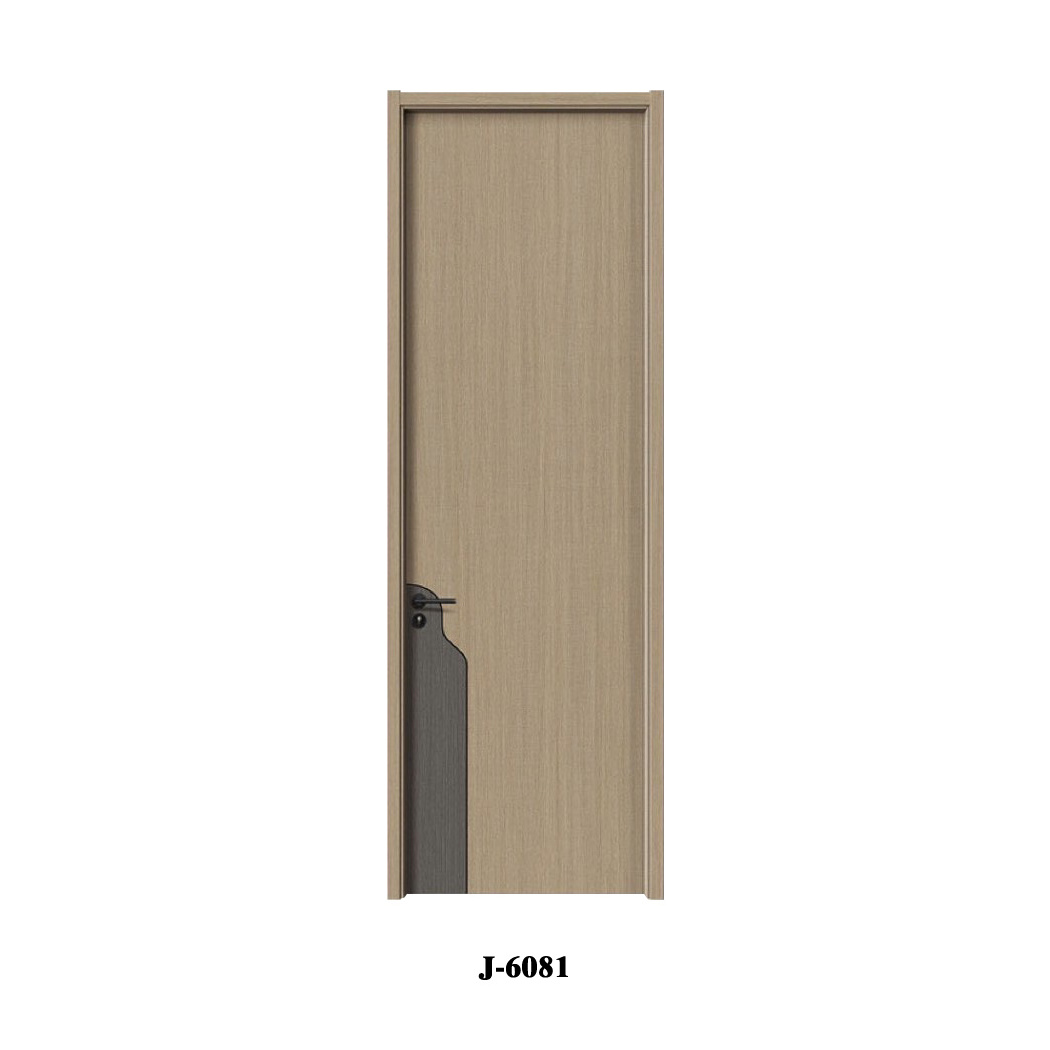 Residential Latest Modern American Walnut Veneer Design Prehung Soild Wooden Interior Room Door For Houses