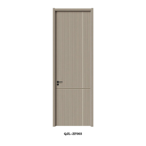 China cheap solid wood door carbon crystal panel soundproof door for apartment hotel.