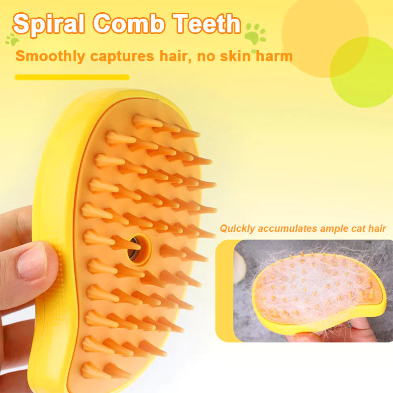 High Quality Pet supplies cat accessories Skin Friendly soft cleaning spray brush massage hair removal comb for cat