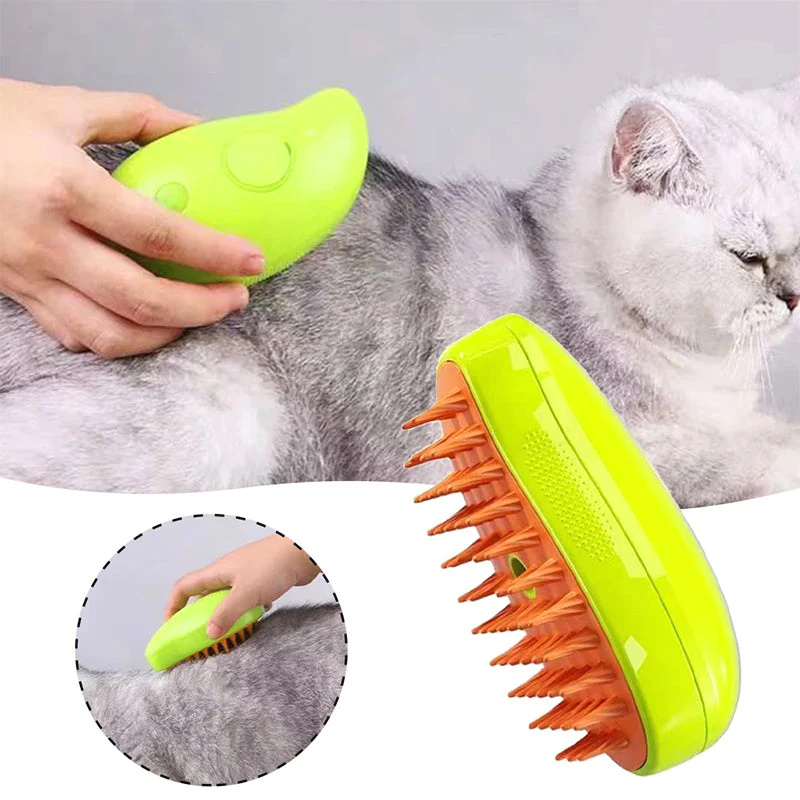 High Quality Pet supplies cat accessories Skin Friendly soft cleaning spray brush massage hair removal comb for cat