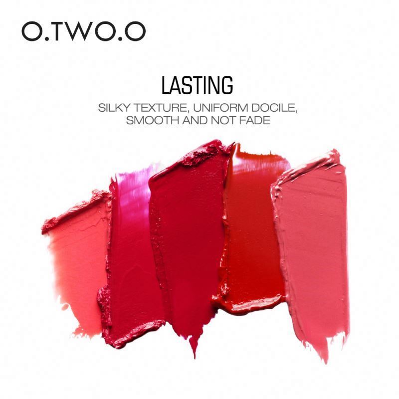 Malaysia Indonesia Best Selling 12 Colors Velvet Liquid nude otwoo 2 in 1 Lipstick