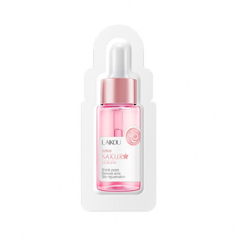 japan sakura serum 1ml skin rejuvenation remove acne shrink pores micro needle serum face and body sample size