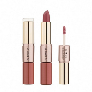 Malaysia Indonesia Best Selling 12 Colors Velvet Liquid nude otwoo 2 in 1 Lipstick