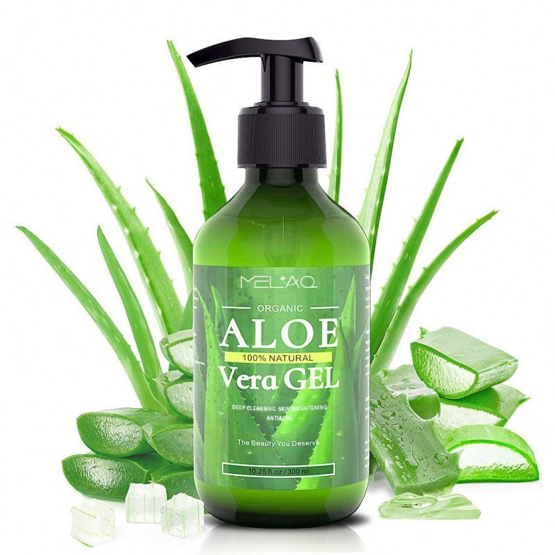 MELAO Private Label Wholesale Bottle Smoothing 100% Pure Face Deep Nourishing Moisturizing Aloe Vera Gel