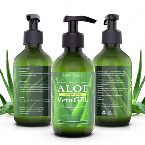 MELAO Private Label Wholesale Bottle Smoothing 100% Pure Face Deep Nourishing Moisturizing Aloe Vera Gel