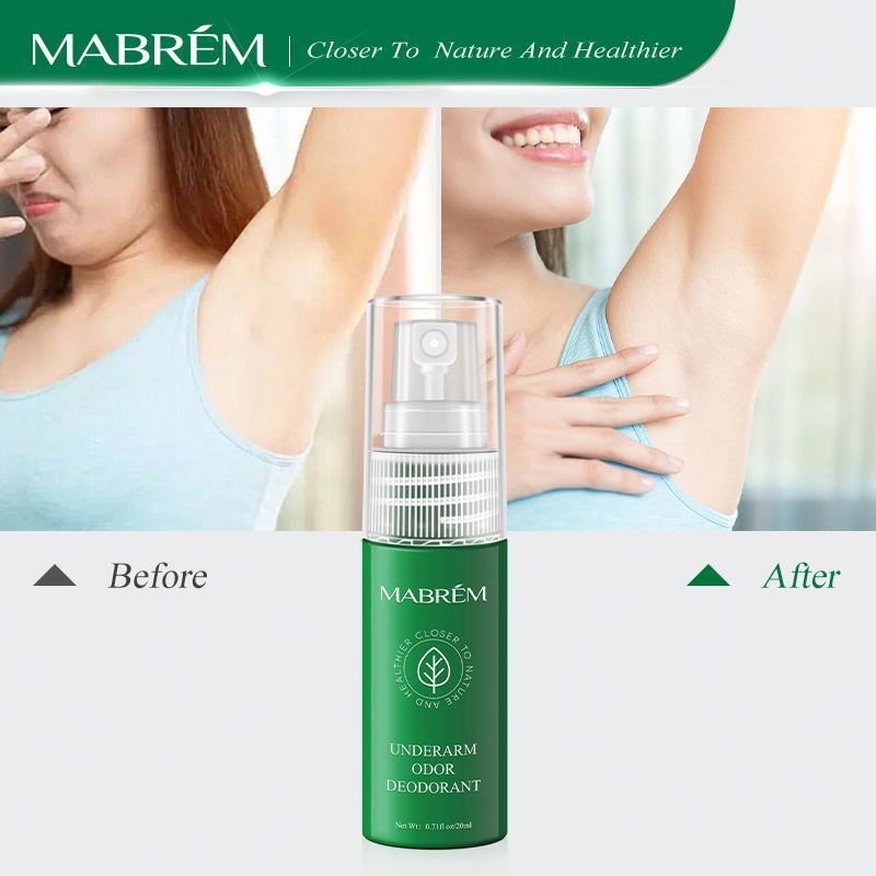 MABREM Body Underarm Odor Deodorant Water Summer Antiperspirant Spray Underarm Sweat Deodorization Odor Clean Serum Body Care