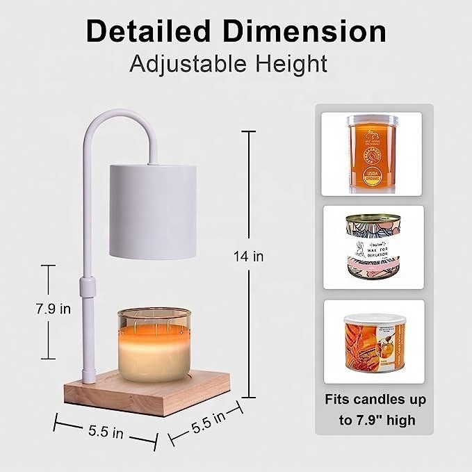 Hot Selling Europe Exquisite Melting Wax Incense Burner Night Lamp Table Light Lamp Candle Warmer Lamp