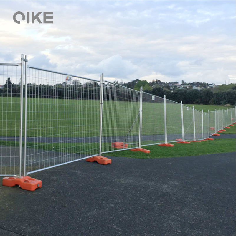 Removable construction temporary fence panel crowd control barrier 6x10 temporary fence panel