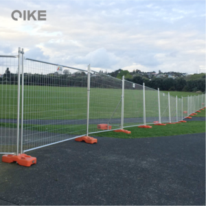 Removable construction temporary fence panel crowd control barrier 6x10 temporary fence panel