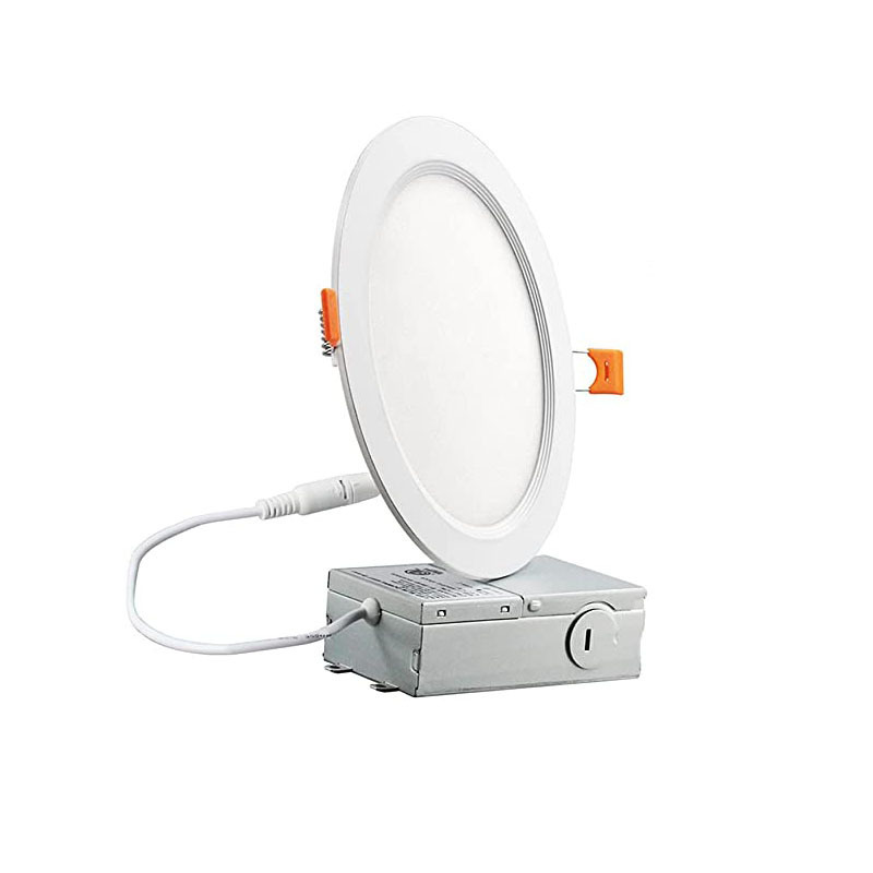 led slim panel light commercial lighting fixture CRI90 0-10V triac dimming etl listing ceiling damp location