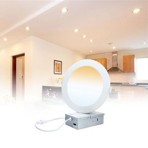 Classic 6inch ETL and Energy star Top Selling Recessed Round Canless LED Downlight Panel Light