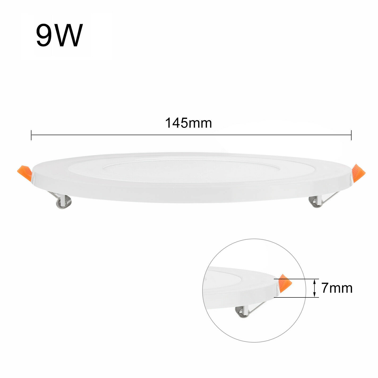 Dual Color 3 model LED Panel Lamp Round Surface Ceiling Wall Down Light AC85-265V