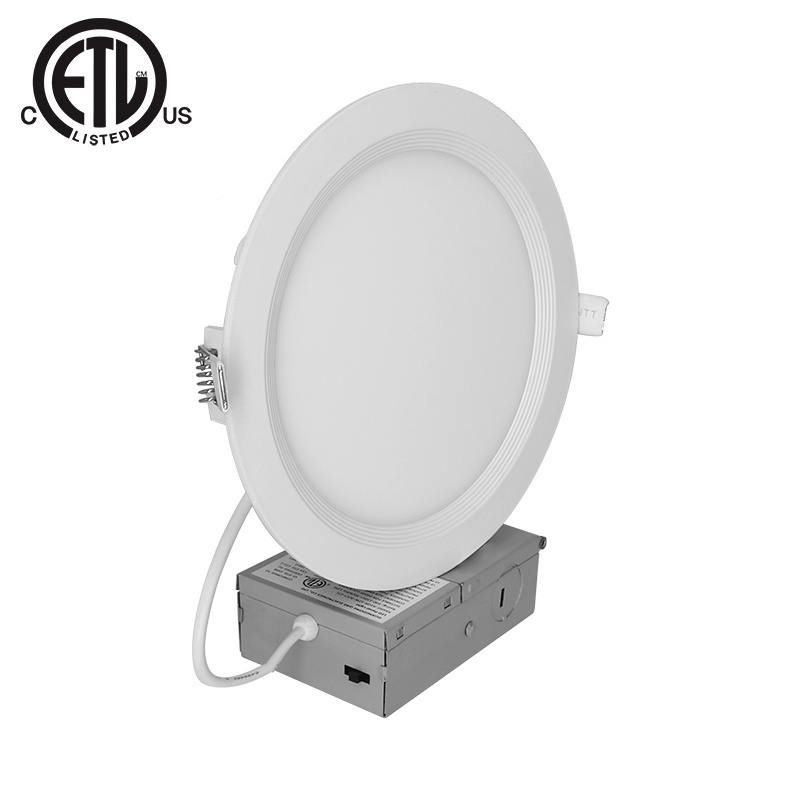 ETL Intertek CRI>90 slim 6 inch 12W round ultra-thin led pot light ceiling panel light