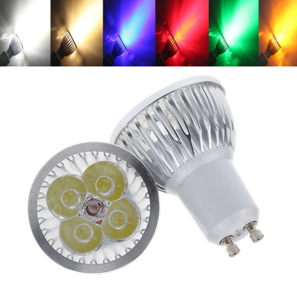 mr16 gu10 gu5.3 led spotlight bulb 5w 9w white 4000k dimmable downlight 500-700lm