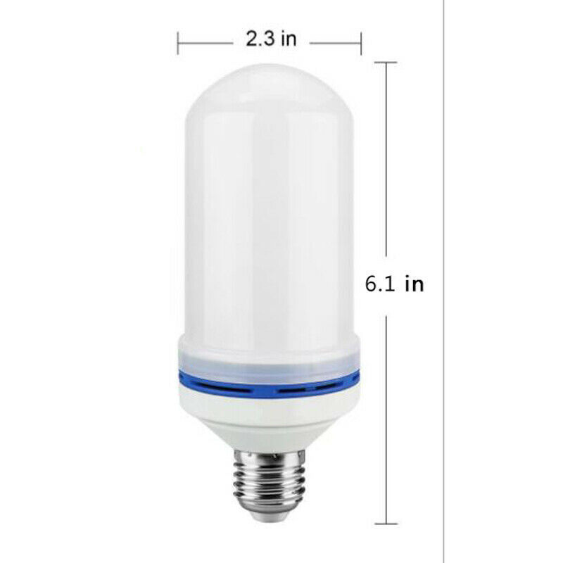 E26 LED Flame Light Bulbs Fire Flicker Effect Lamp Decorative LED night lamp Bulb 5w 12v