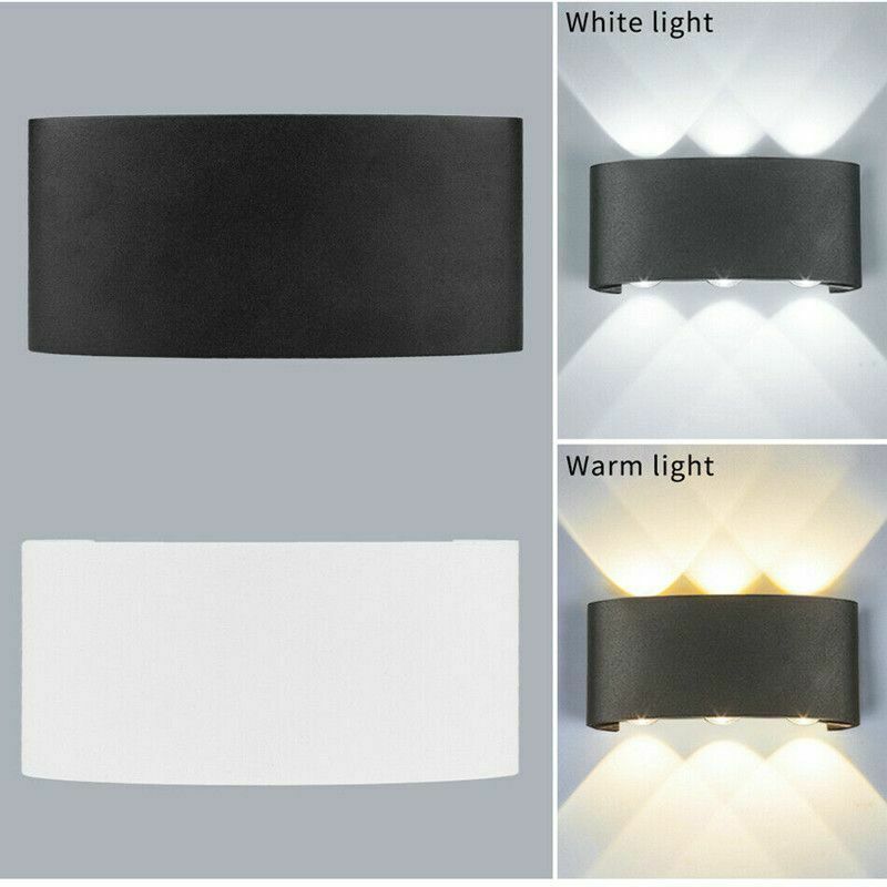 Modern Waterproof IP65 cube adjustable Surface Mounted White 8W Up Down Light Outdoor LED Wall Light