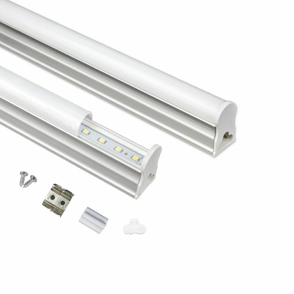 High Lumens 12w 2ft 4ft 8ft led Shop Light Tubes Housing Fluorescent Single Fixture Integrated T5 LED Tube Light