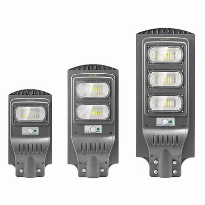 led Solar Street Light Motion Sensor 100w 300w Led Lamp Power Battery Lighting Time All in one Solar street light