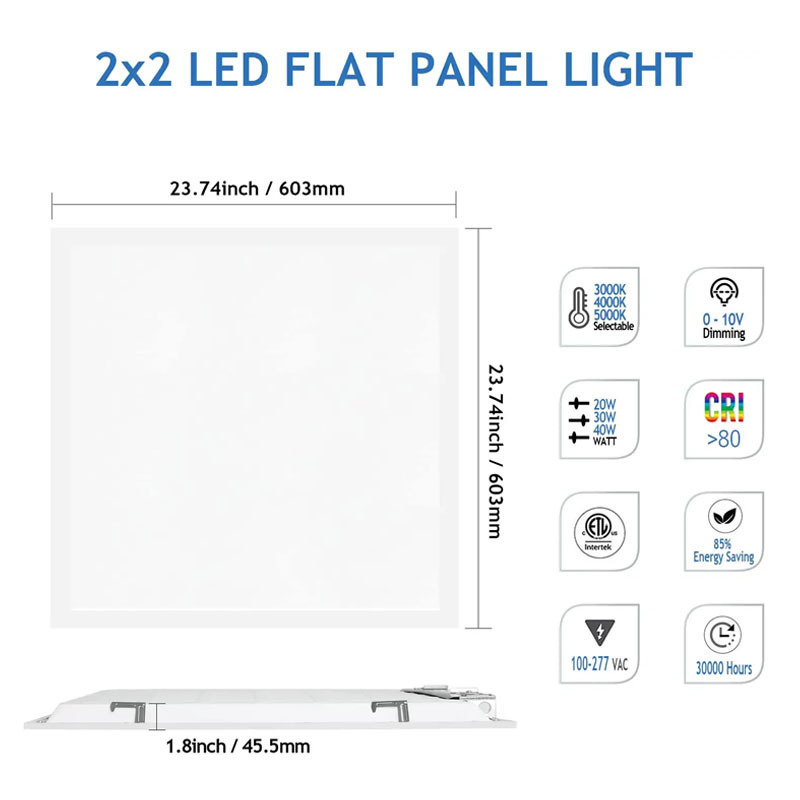 60x60 60x30 120x30 120x60 40W 50W 60W 72W Slim Recessed Smd Square LED Panel Light