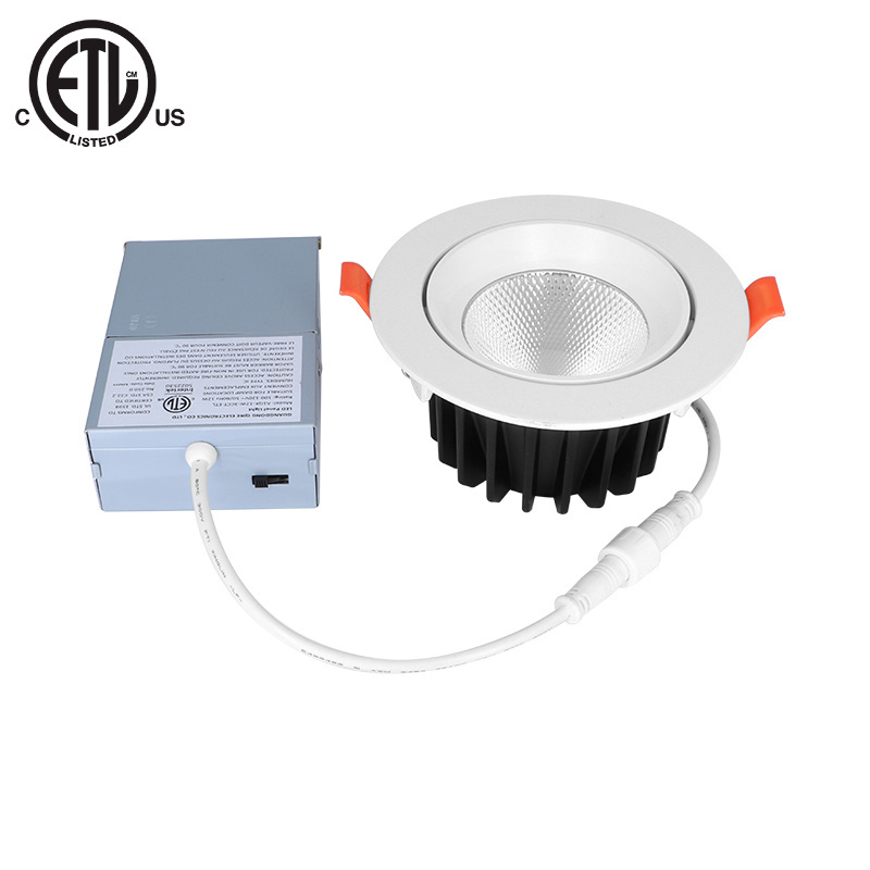 Commercial Electric Ultra Slim 4 inch Color Selectable 3CCT LED recessed downlight